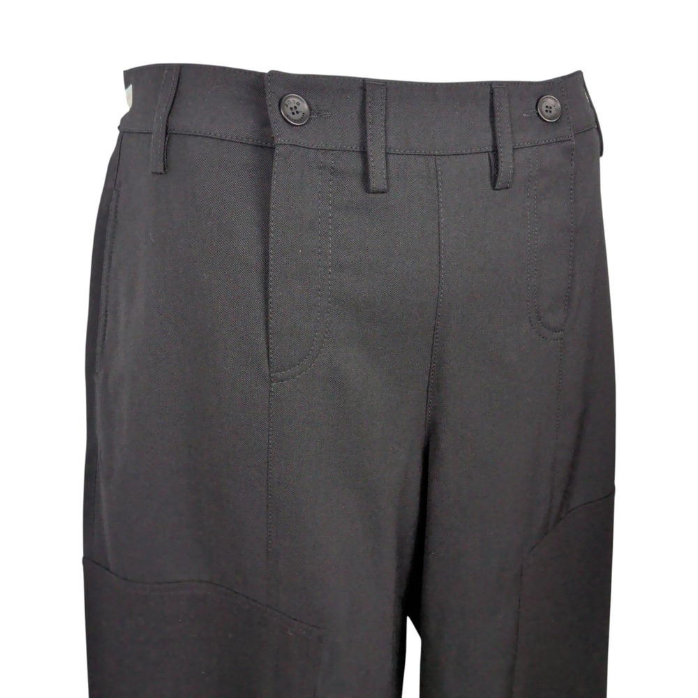Wide Leg Paneled Trousers Pants Minimalist Quiet Luxury Dark Academia  Goth
